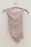 Un Morceau Knit Mesh Drape Sleeveless Suspenders UM231SZ14 White PUM42